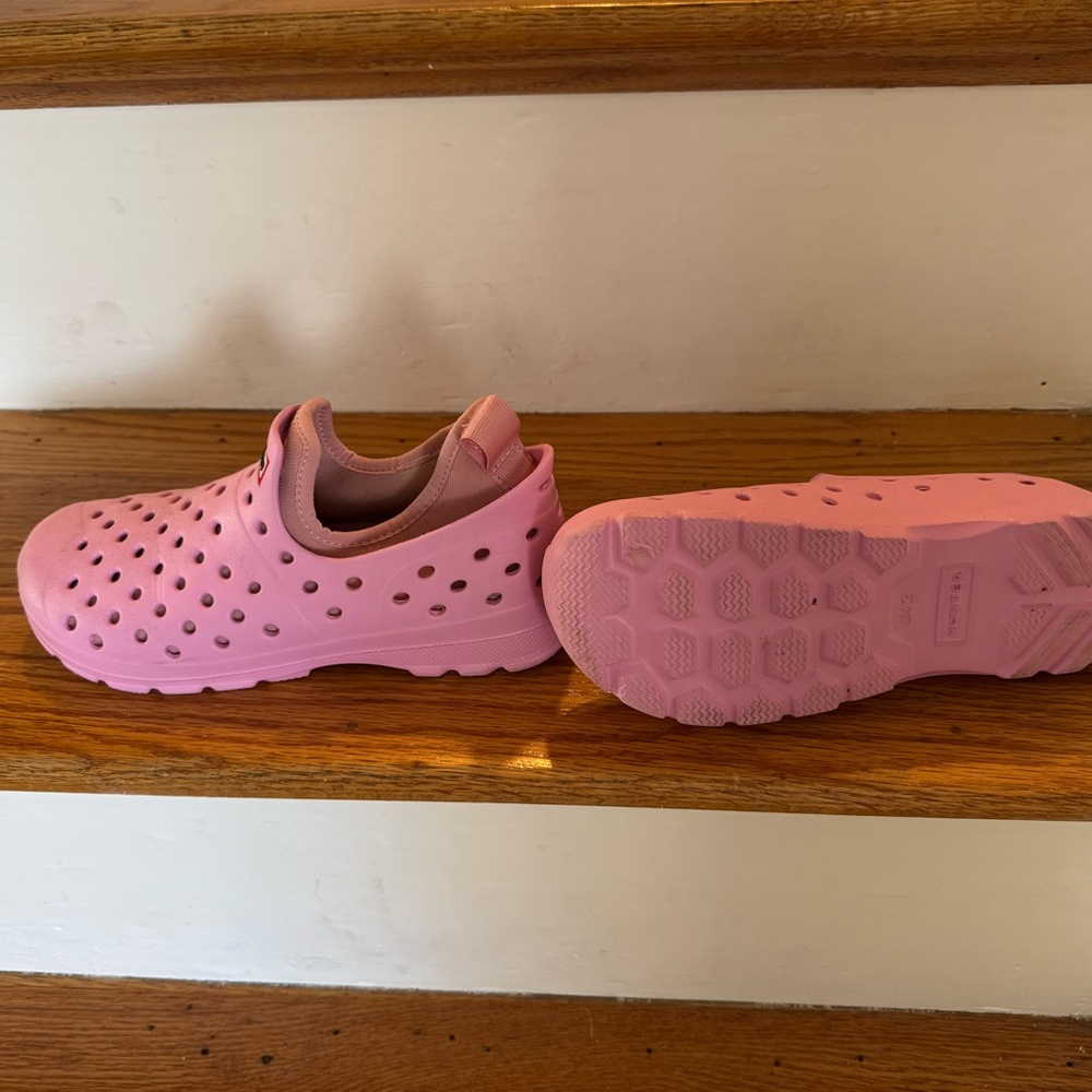 Kids Pink Slip-On Shoes